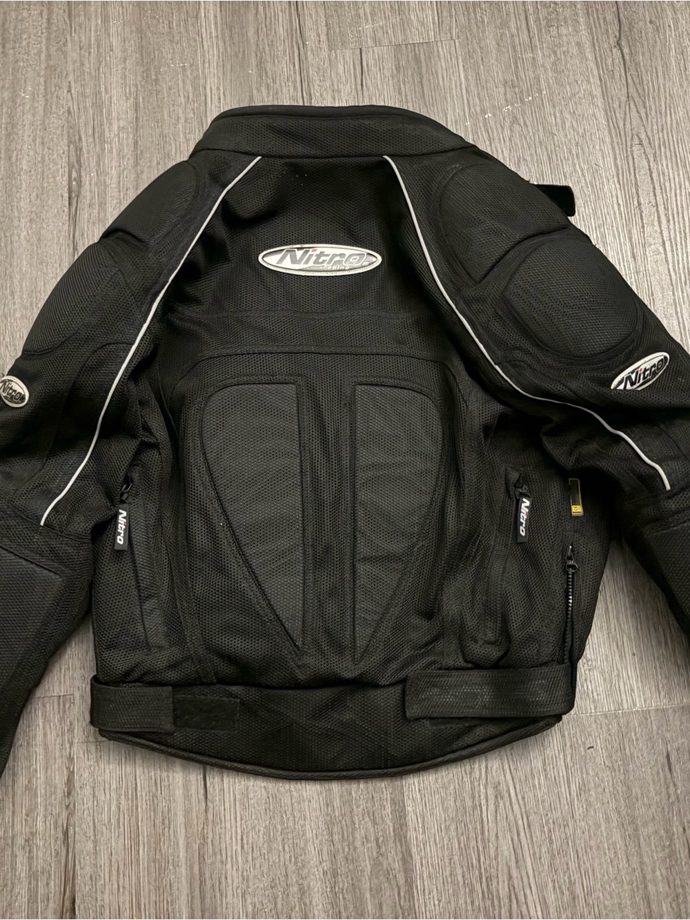 NITRO RACING LADIES PADDED MESH JACKET, - Picture 3 of 4